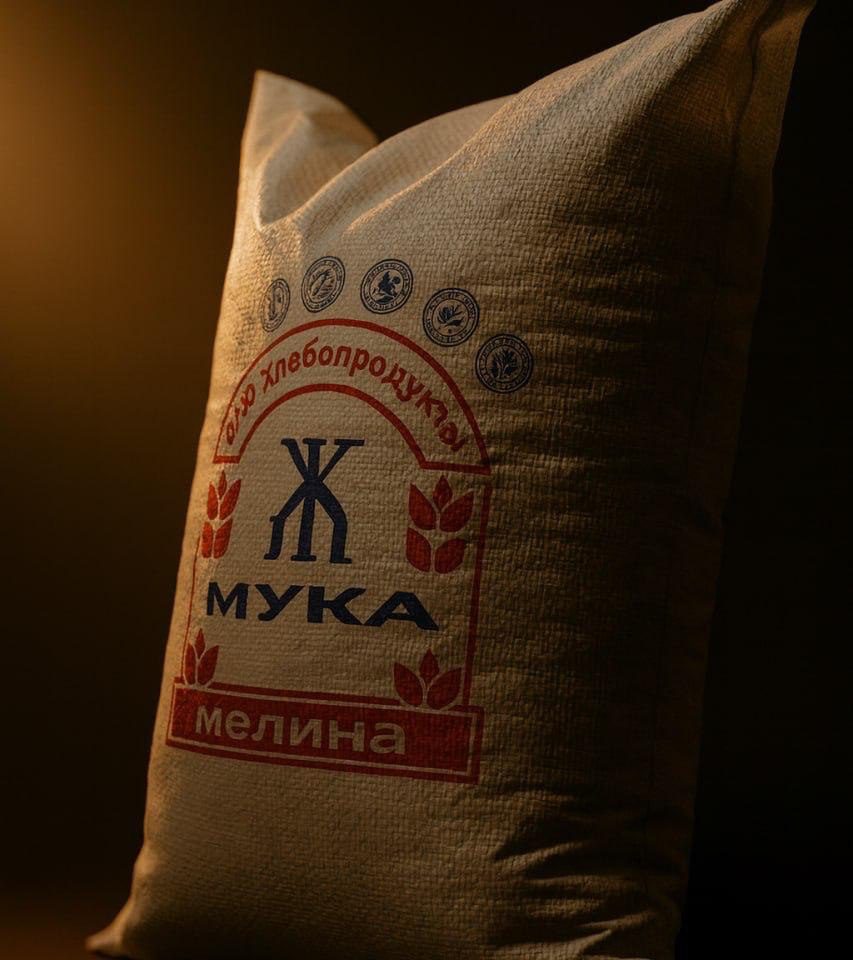 Мешок с нанесённой печатью заказчика